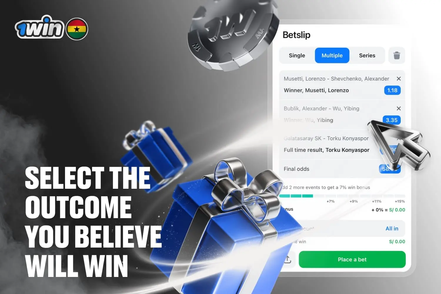 players can choose a lot of bet formats